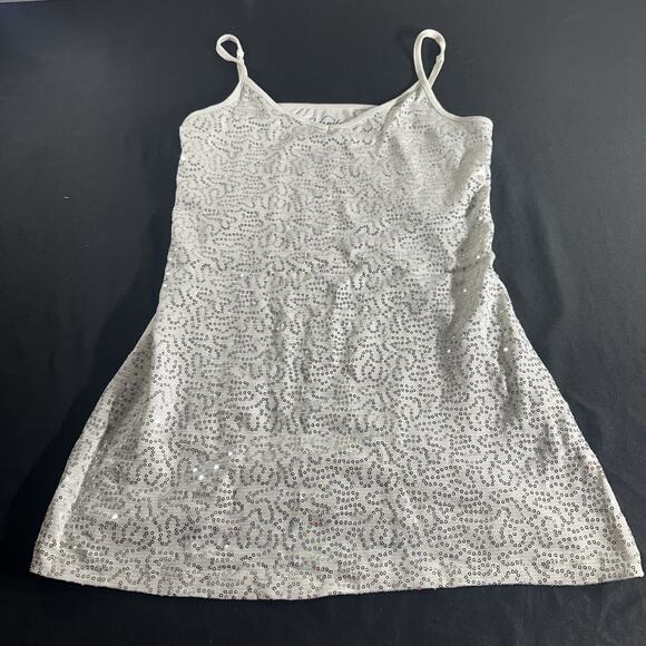 Vanity Tank Top Size Spaghetti Strap Large Women’s Bedazzled - Picture 1 of 7